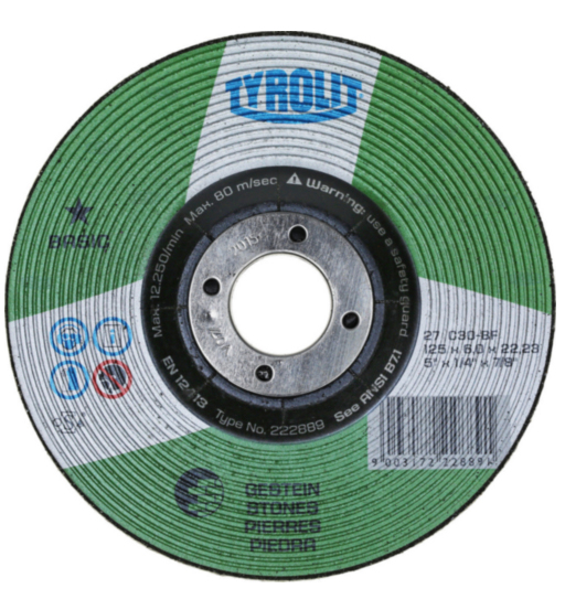 GRINDING DISC STONE 9"-TYROLIT