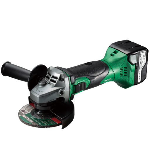 CORDLESS GRINDER 4.5",36V,SLIDE SWITCH,2.5Ah-5Ah BATTERY,2.1KG HIKOKI