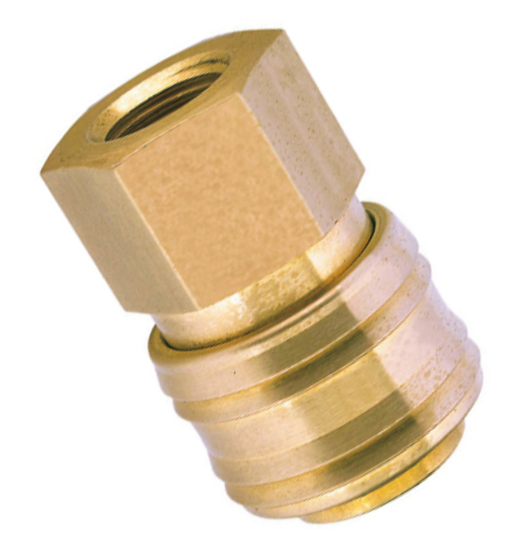 HMX COUPLER FEMALE BRASS 3/8" BSPT