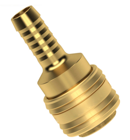 HMX COUPLER HOSE BRASS 10MM