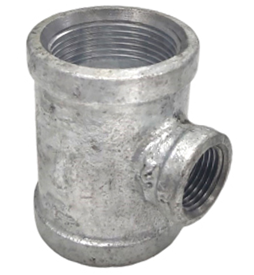 GI REDUCER TEE 1" X 1/2"