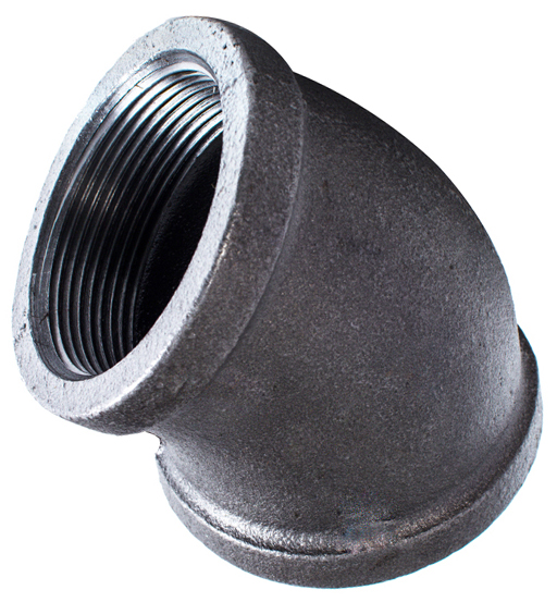 MI(BLACK)ELBOW 1" 45D