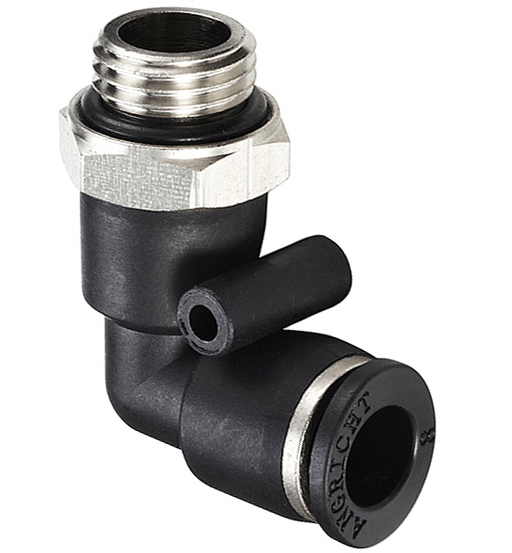 PNEUMATIC ELBOW MALE HMX A136-8 1/2BSPT(PL)