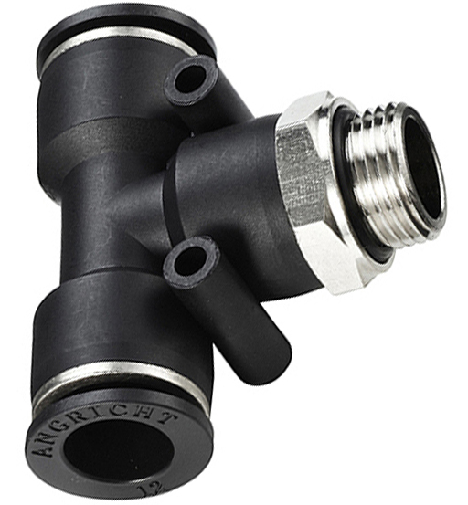 PNEUMATIC TEE MALE HMX A139-8-1/2BSPT (PB)