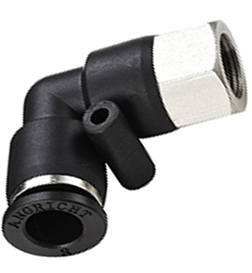PNEUMATIC PN ELBOW FEMALE A144-8-3/8BSPT (PLF)
