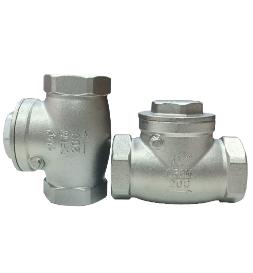 STAINLESS STEEL CHECK VALVE SWING TYPE 3/4" HMX