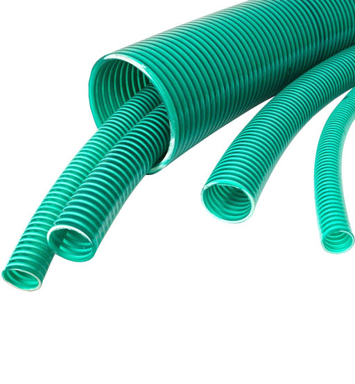 SUCTION HOSE GREEN 6" X 15MTR HMX FLEX