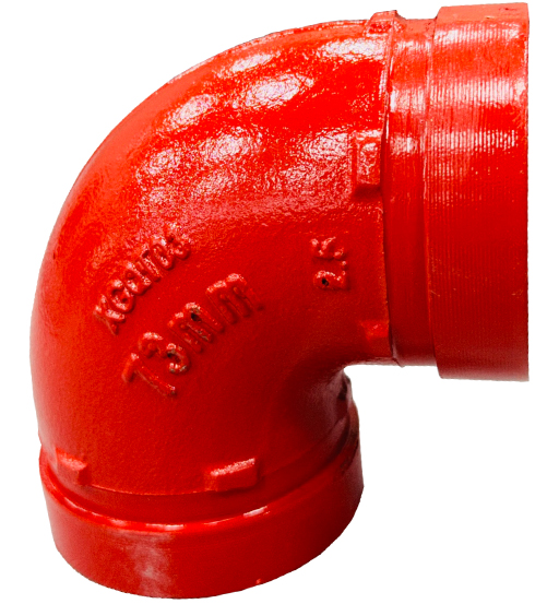 GROOVED ELBOW 90D 8" HMX