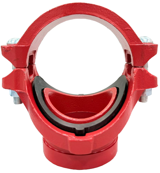 GROOVED MECH TEE 6" X 21/2" HMX