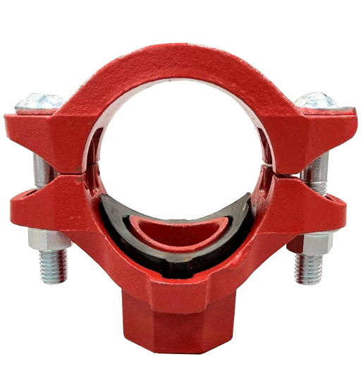GROOVED MECH TEE THREADED 4" X 1 1/2" HMX