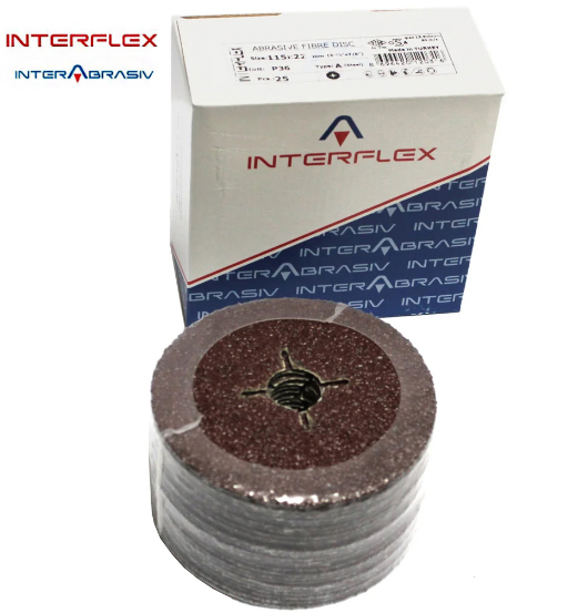 SANDING DISC 7" X 320 GRIT INTERFLEX STONE