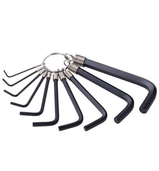 STANLEY 10PCS HEX KEY SET RING