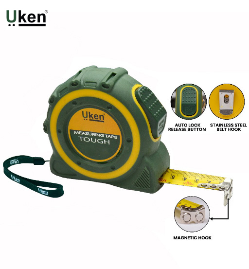 MEASURING TAPE TOUGH 8MTR(25MM) UKEN