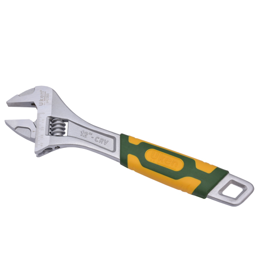 ADJUSTABLE WRENCH 6" WITH TPR HANDLE UKEN