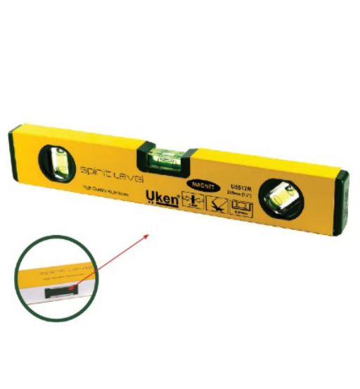 SPIRIT LEVEL 16" WITH MAGNET UKEN