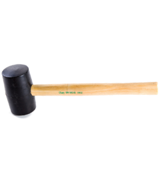 RUBBER HAMMER 16 OZ WOOD HANDLE UKEN