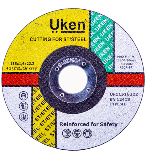 CUTTING DISC S/STEEL 7" 180X3.0X22.2MM UKEN